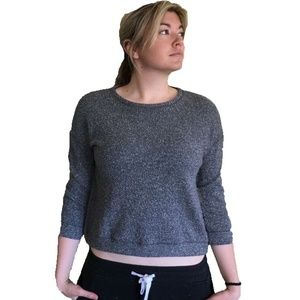 NWT Gray Crew Neck Sweater SZ S